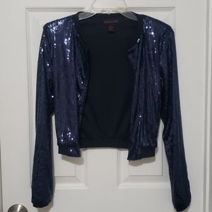 Blue Sequence Jacket